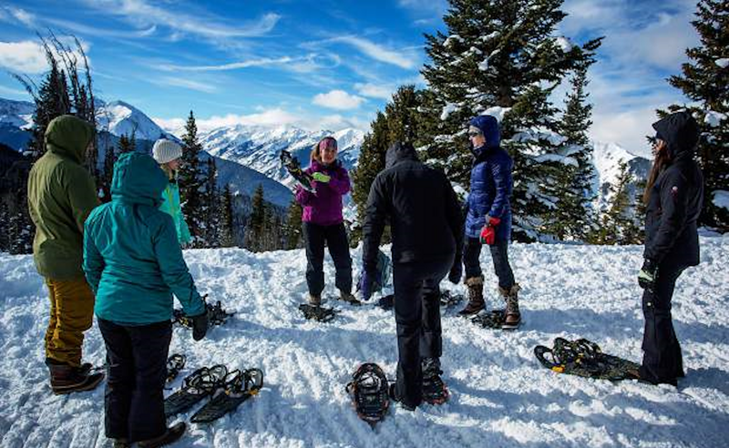 Snowshoeing