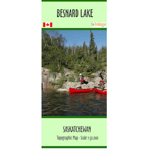Besnard Lake River Map