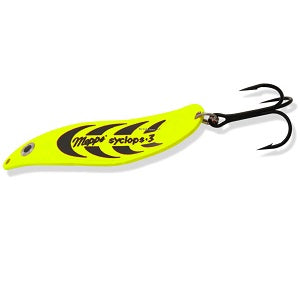 Leurre Peche Truite Spoon Lure - 1 Ounce, Rainbow Trout Color - For Pike,  Walleye, Trout & Bass Mepps Syclops Fishing