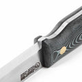 Casstrom No.10 SFK, Green Micarta, Tool Steel, Leather