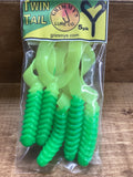 Grimmy's Lures 4" Double Tail Grubs