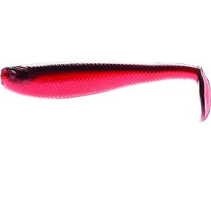 Z-Man SWIM4-39PK4 Swimmerz Swimbait, 4", Red Shad, 4/Pack