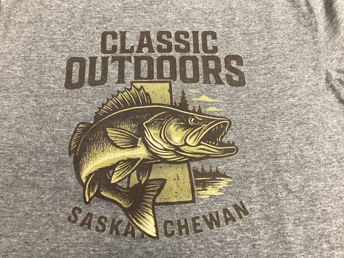 "Classic Outdoors" STOCK Walleye T-Shirt