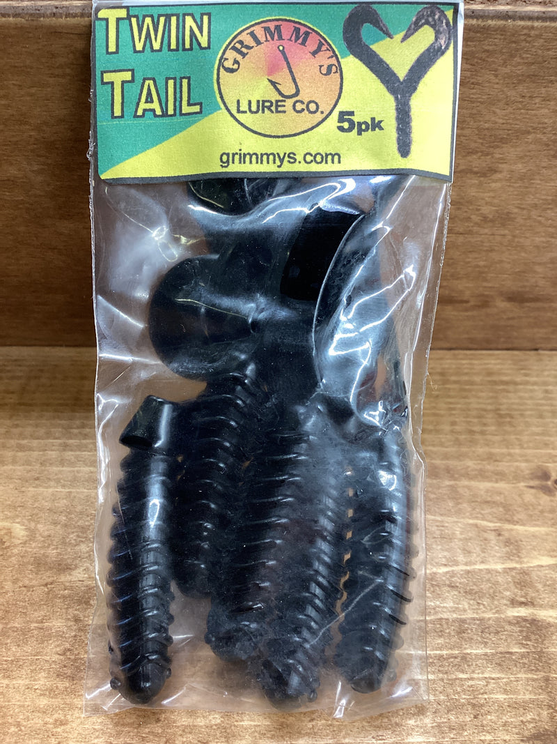 Grimmy's Lures 4" Double Tail Grubs