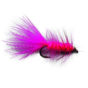 Superfly Salmon Fly Pink BH Wooly Bugger #8