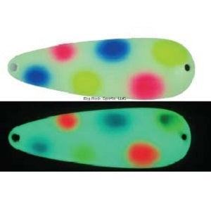 Moonshine Super Glow Spoon Lure - "Wonderbread"