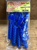 Grimmy's Lures 4" Double Tail Grubs