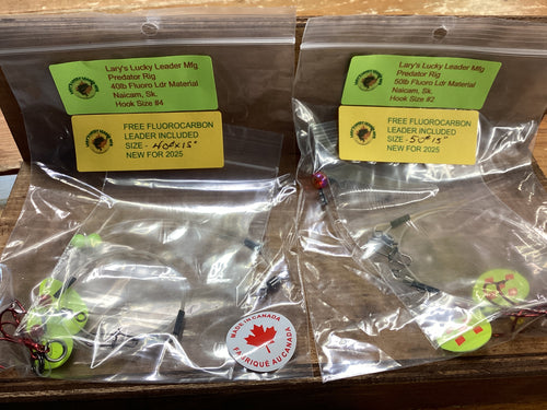 Lary's Lucky Leaders Predator Rigs