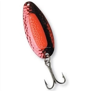 Blue Fox Pixee Spoon, 1/2 oz, Metallic Red/Fluorescent Orange Insert
