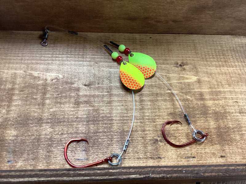 Lary's Lucky Leaders Double Quick Strike Rigs (Circle Hook)