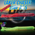 HCL Laker Chaser "Inferno Glow" Tube Jigs - 6"