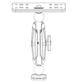 Scotty 161 1.5″ Ball System 7″ Arms