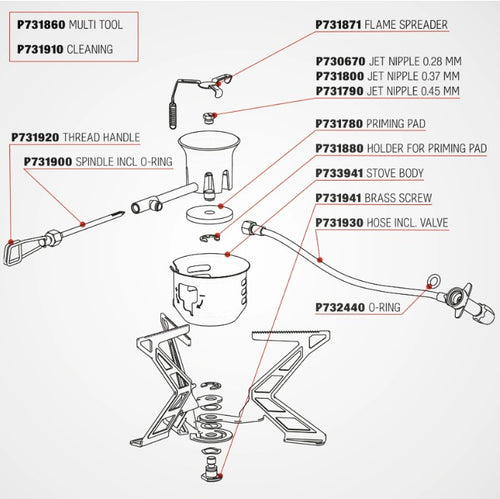 Primus OmniFuel Stove + Fuel Bottle