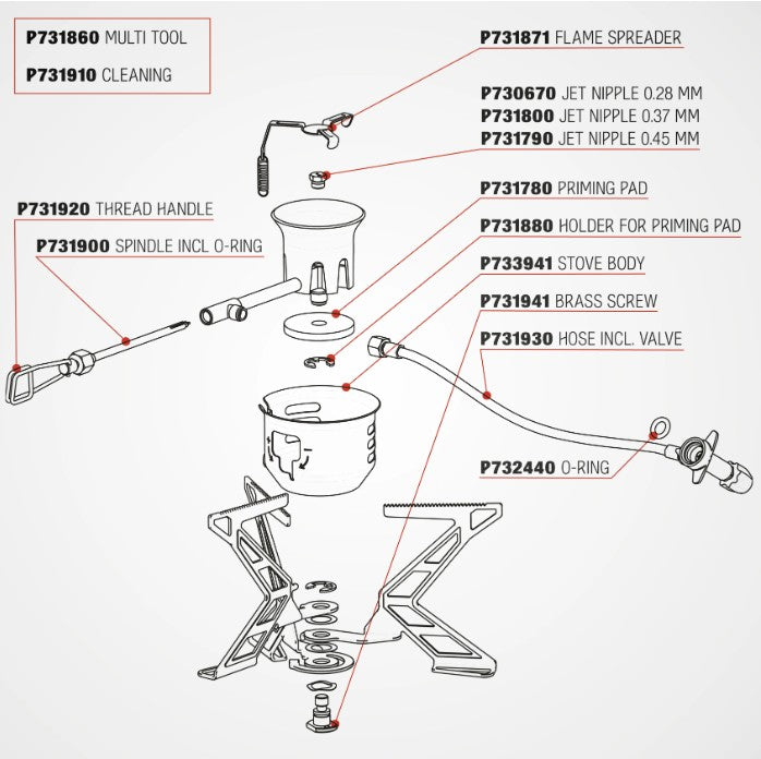 Primus OmniFuel Stove + Fuel Bottle