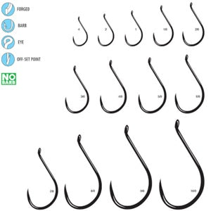 Gamakatsu Octopus Hooks - Barbless