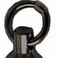 Compac Black Welded Ball Bearing Swivels with Interlock Snaps