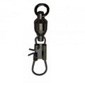 Compac Black Welded Ball Bearing Swivels with Interlock Snaps