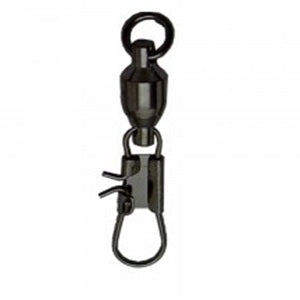 Compac Black Welded Ball Bearing Swivels with Interlock Snaps