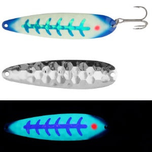 Moonshine Lures Magnum Spoon - "Blue Jeans"