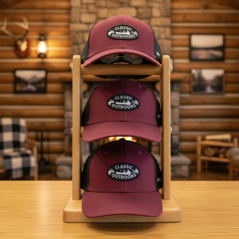 "Classic Outdoors" Snapback Hats - by STOCK Fishing Gear
