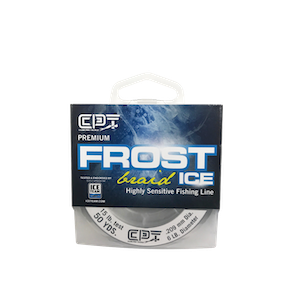 Frost Ice Braid Fishing Line Yellow 50 Yrd.