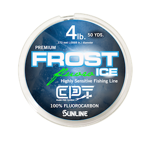 Clam Frost Ice Fluorocarbon Fishing Line 50Yds.