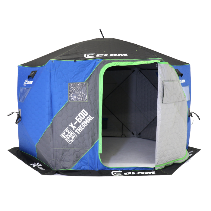 Clam X-600 Thermal Ice Team Sided Pop-up Hut