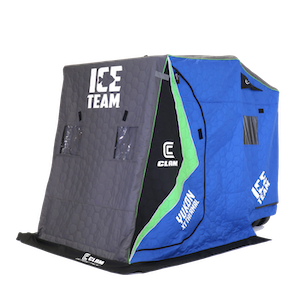 Clam Yukon XT Thermal Ice Team - 2 Person Flip Shack