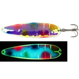 Moonshine Lures Magnum Spoon - "Wonder Bread" (Iridescent)
