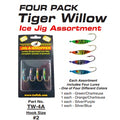 HT Tiger Willow Jig-A-Whopper - Assorted 4-Pack