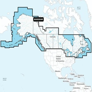 Garmin Navionics+ Canada & Alaska Card