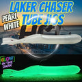 HCL Laker Chaser "Inferno Glow" Tube Jigs - 6"