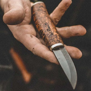 Roselli Carpenter Knife, Silver Ferrule