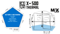 Clam X-500 Thermal - Ice Team 5 Sided Pop-up Hut