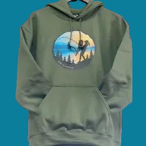 Pine and Antler "Sunrise Angler" Hoodie