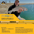 Streamside Wes David "Fishing the Wild West" Spinning Rod