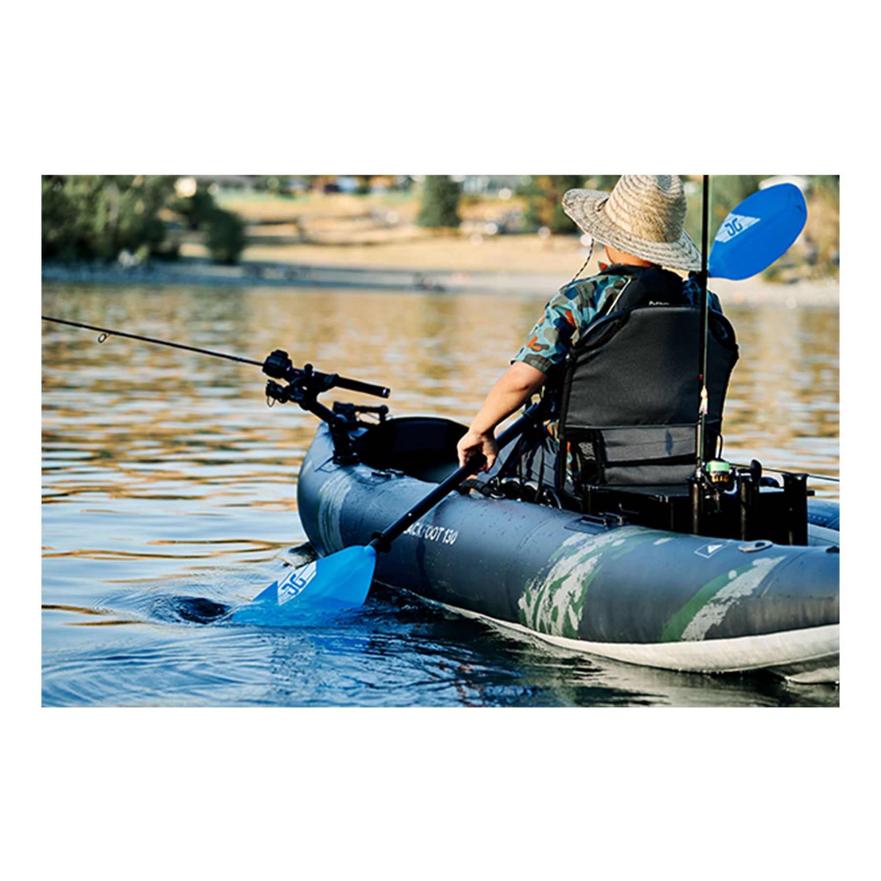 Aquaglide Blackfoot Inflatable Stand Up Paddle Board Angler