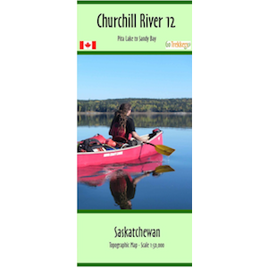 Churchill River 12 Canoe and Kayak Map