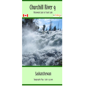 Churchill River 09 Canoe Map