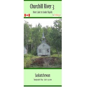 Churchill River 03 Canoe Map