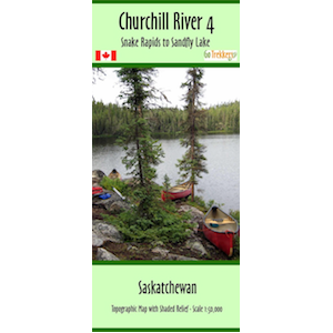 Churchill River 04 Canoe Map