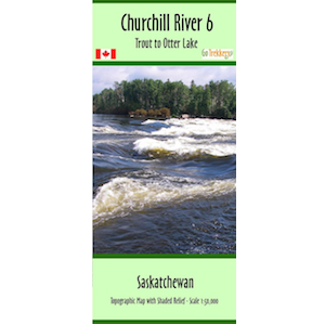 Churchill River 06 Canoe Map