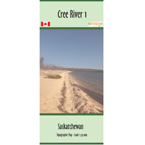 The Cree River 1, 2, 3, 4, and 5 Canoe and Kayak Map