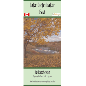 Lake Diefenbaker Map